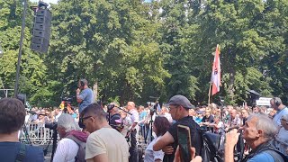 Najciekawsze momenty (6:29–11:29) z transmisji Demonstracja w obronie wolności i pokoju Berlin