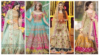 Pakistani Mehndi Bridal Dress || Pari Ahmad