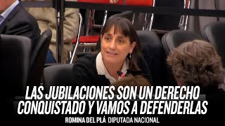 “Las jubilaciones son un derecho conquistado y vamos a defenderlas" // Romina Del Plá