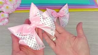 DIY 🎀Бантик из лент своими руками/ Просто  сделать и повторить 🎀Ribbon bow