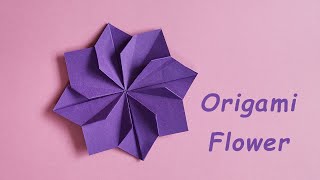 How to make an origami flower | DIY paper flower for gift decoration