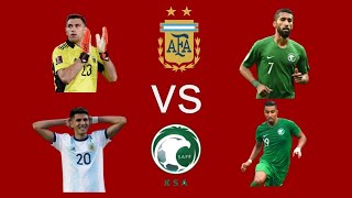 Argentina vs Saudi Arabia WATCHALONG