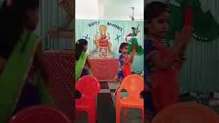 Kindergarten Navratri Celebration at ASE - Day 1 #cutegarba #devinegarba