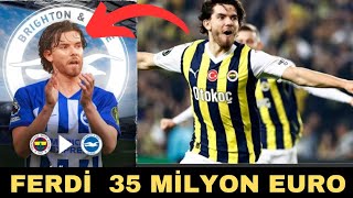 FERDİ KADIOĞLU İMZAYI ATTI 35 MİLYON EURO FENERBAHÇE TARAFTARINA VEDA KONUŞMASI AĞLAMALAR