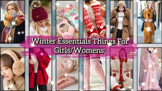 Winter Essential Things to Every Girl should have/winter cloths for women/sardiyo k zaroori cheezein