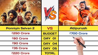 Adipurush vs Ponniyin Selvan 2 Day 5 box office collection | Adipurush worldwide collection