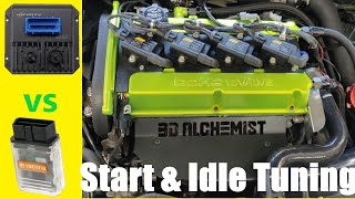 AEM vs Stock ECU, Start and Idle tuning