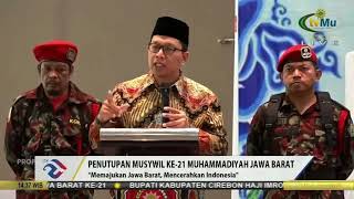 SAMBUTAN SEKALIGUS MENUTUP RANGKAIAN MUSYWIL JAWAB BARAT OLEH MUHAMMAD SAYUTI