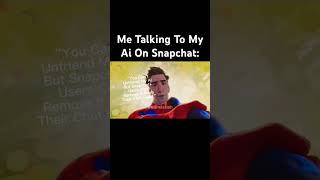 Snapchat Ai When You Don’t Want To Be Friends: 💰🤑 #spiderman #milesmorales #snapchat #meme #shorts