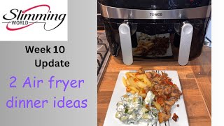 Slimming World 2 air fryer midweek family dinner recipe idea and week 10 update