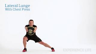 Lateral Lunge With Chest Press