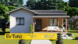 1+1 Müstakil Ev Modeli | Müstakil Ev Turu ve Müstakil Ev Yapımı