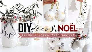 DIY DECO DE NOEL EN CONFINEMENT - PETIT BUDGET - RECUP & ZERO DECHET - christmas room decor