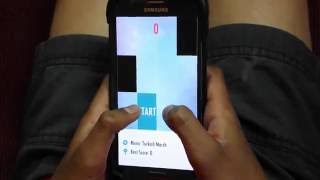 Piano Tiles 2: Turkish March play in Smart phone with two thumbs