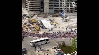 Real Madrid fans before the game. Real Madrid vs Espanyol