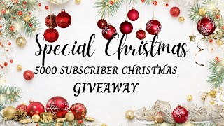 5000 SUBSCRIBER GIVEAWAY