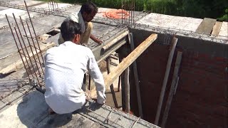 New home Construction Slab foundation work || Beams and Slabs Concreting | Home slab preparation -