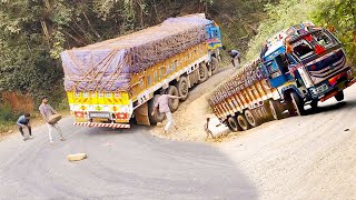 BEST OF TRUCKS # 2023 CRASHES, ROAD RAGE, BRAKE CHECK, DRIVING FAILS, INSTANT KARMA