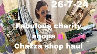 Real life vlogs let’s go chazza charity shopping great preloved haul 🛍️ 26 July 2024