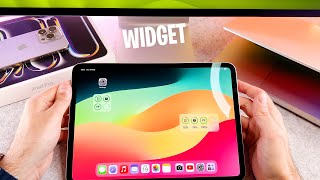 How To Add Widget To Home Screen On iPad Pro M4 - 2024 version