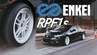 NEW WHEEL SETUP! ENKEI RPF1s for the 9th Gen!