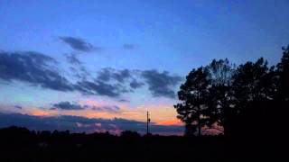 Time lapse sunset in Gaston, S.C. #1