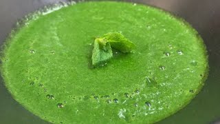 How to make coriander mint chutney||easy and quick