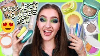 PROJECT 10 USES 2024 #5!! (4 new makeup products!!) #projectpan #makeup #eyeshadow