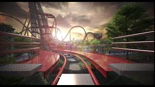 Dr. Diabolical’s Cliffhanger New for 2022 B&M Dive Roller Coaster at Six Flags Fiesta Texas POV