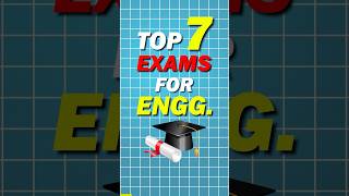 🎓TOP 7 ENGINEERING EXAMS!⚡️| Colleges!! #jee #motivation