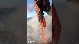 Up close and very hot! #lava #hawaii #bigisland #volcano