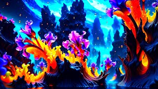 Liquid Orchids - Copyright Free Vivid Clear Colors Background Video | Screensaver, 4K (No Sound) UHD