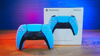 Unboxing Starlight Blue PS5 Controller