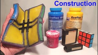 How it's made : Floppy Floppy Cube Construction (Rubik's Cube type puzzle by Tony Fisher)