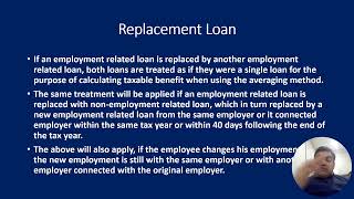 Beneficial Loan to employees and its tax implications (ACCA F6 & P6), ACA, CTA)