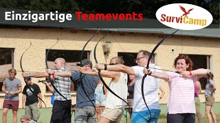 Einzigartige Teamevents in Berlin: So arbeiten wir bei SurviCamp