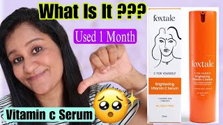 Foxtale Vitamin C Serum Review || Is It Really Good For Oily Skin ?