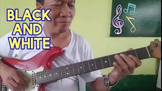 BLACK AND WHITE (Instrumental Boogie Guitar Cover)