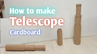 How to make a telescope in cardboard