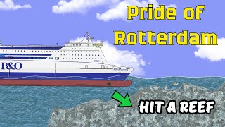 Pride of Rotterdam hit a Reef in Floating Sandbox