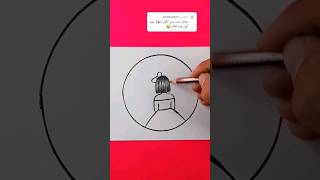 تعلم رسم بنوتة كيوت 🥰 داخل الدائرة للمبتدئين #shorts #رسم_سهل