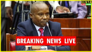 LIVE - Kithure Kindiki facing TOUGH QUESTIONS from MPs of Security Committee in Parliament