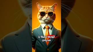 تزوجها جميلة 🙌🤣 #القط_الحكيم #حكم #اقوال #قصص #shorts #shortvideo #short #اقتباسات #نكت #قطط #روايات