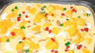 स्वादिष्ट और क्रीमी मैंगो कस्टर्ड पुडिंग | Easy mongo Dessert Recipe | Mango Pudding