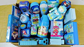 Ultimate BLUE Toys Collection🥰Sharpener, Bottle, Diary, Stationary, Geometry, Colors kit, Lunchbox