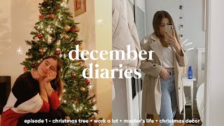 VLOGMAS #01: christmas tree, candles, dates and classes ✨