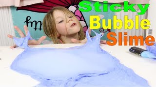 Making Sticky Bubble Slime Massive Bubble