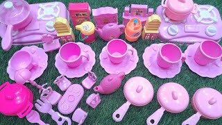 4  Minutes Satisfying with Unboxing Hello Kitty Sanrio barbie Toys Set | Miniature ASMR Kitchen Set