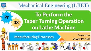 To Perform the Taper Turning Operation on Lathe Machine