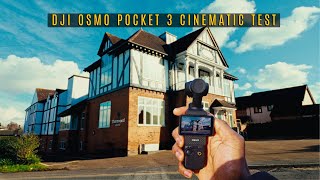 DJI Osmo Pocket 3 Cinematic Test | Shepshed, UK